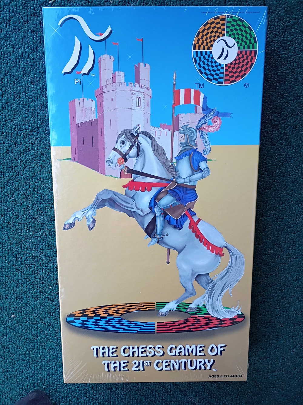 NEW SEALED 1993 Pi Chess Game 21st Century Annulus Games Vintage 2-8 Player